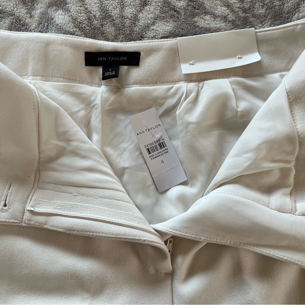 Ann Taylor High Rise wide leg croppants - Picture 5 of 8